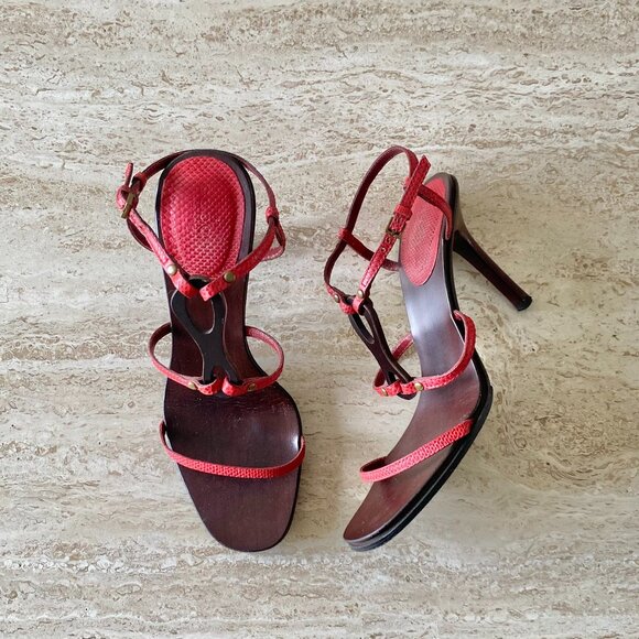 Gucci Shoes - Vintage Gucci Tom Ford-era Horsebit Sandal Heels